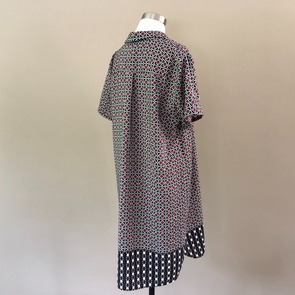 J CREW Size 16 Pullover Shift abstract Pattern - Picture 8 of 8